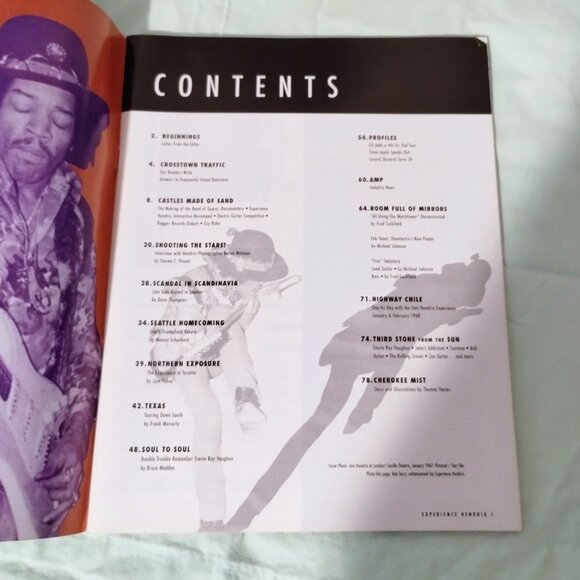 Experience Hendrix Issue 6 – Jan/Feb 1998 – Uncirculated Magazine MINT CONDITION - Picture 4 of 10